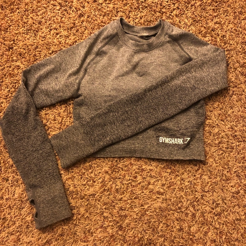 gymshark ombre seamless crop top
